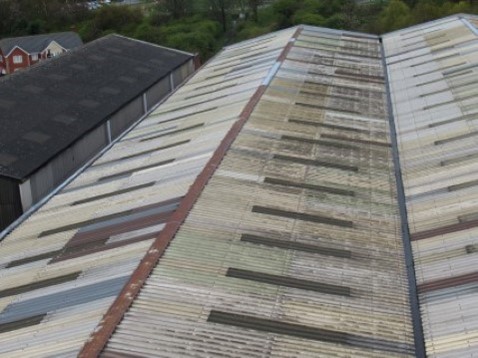 Industrial unit roof survey