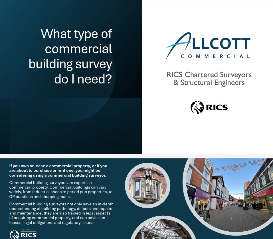 Guide to types of commercial building survey