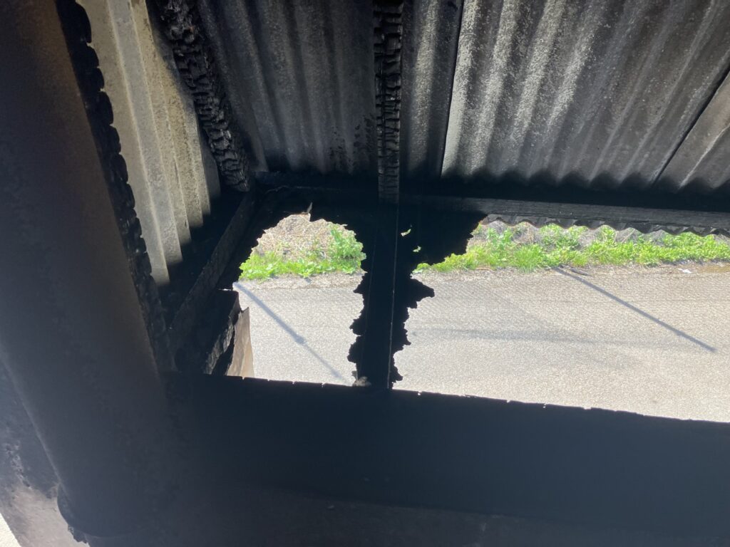 Fire damage structural survey